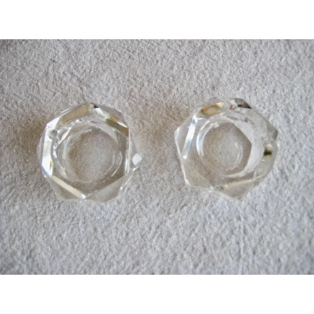1960s Baccarat Mid-Century Modern Crystal Salt and Pepper - 4