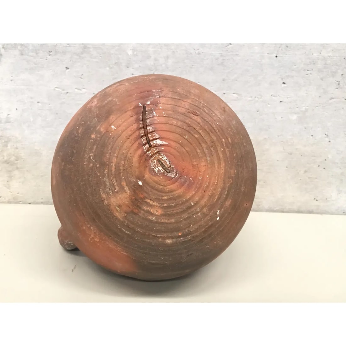 19th Century Spanish Stoneware Terracotta Jug or Pot With Handle - 6