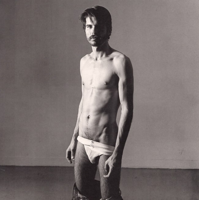 PETER HUJAR - Keith, 1981: Title: PETER HUJAR - Keith, 1981Description:Artist: PETER HUJARPrint Title: Keith, 1981Printing Date: 1980sMedium: Duotone photo-lithographPrinted in:SwitzerlandImage Size: 8.5 x 8.5"Additional Inform