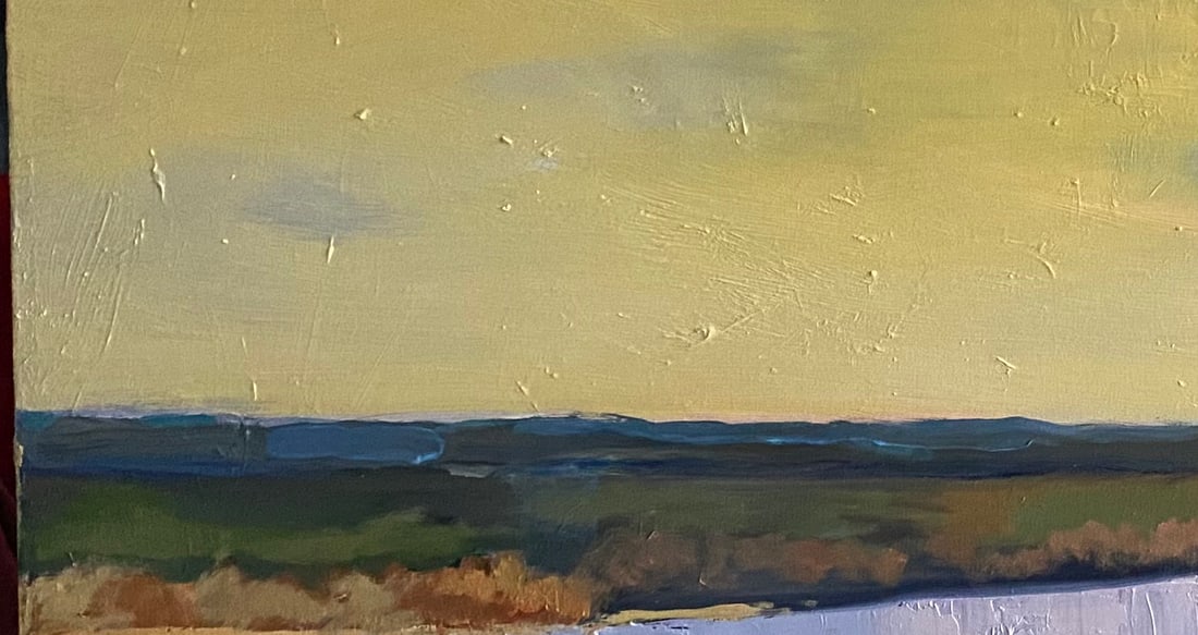Oil painting Twilight Sky Yulia D. - 3