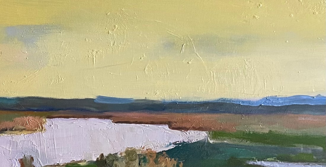Oil painting Twilight Sky Yulia D. - 8
