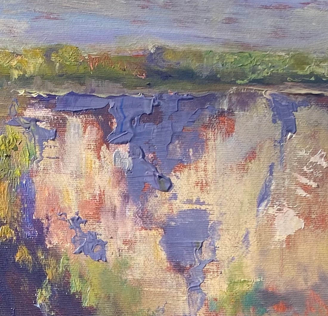 Oil painting Cliff Yulia D. - 3