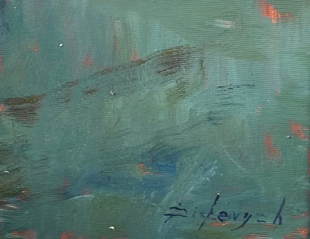 Oil painting Cliff Yulia D. - 4