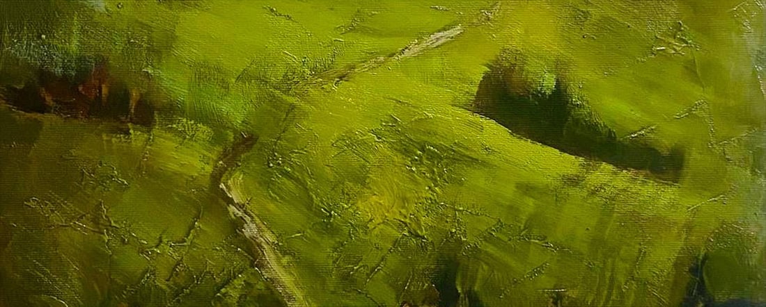 Oil painting Hills Yulia D. - 3