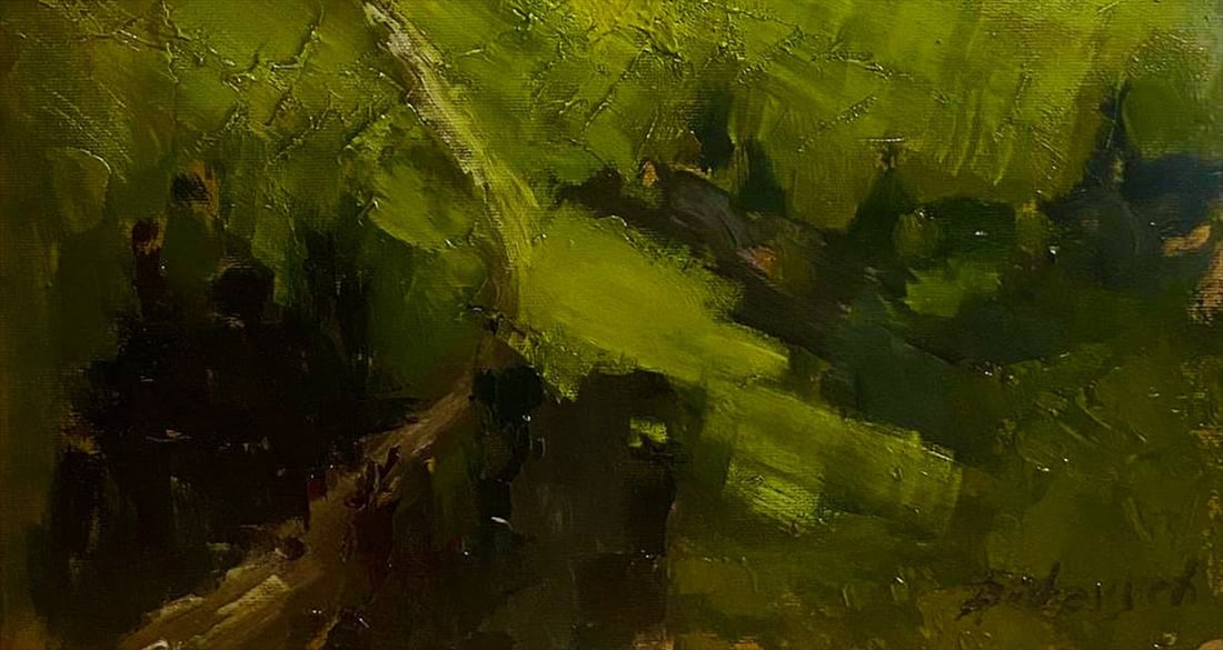 Oil painting Hills Yulia D. - 4