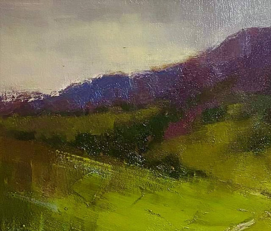 Oil painting Hills Yulia D. - 6
