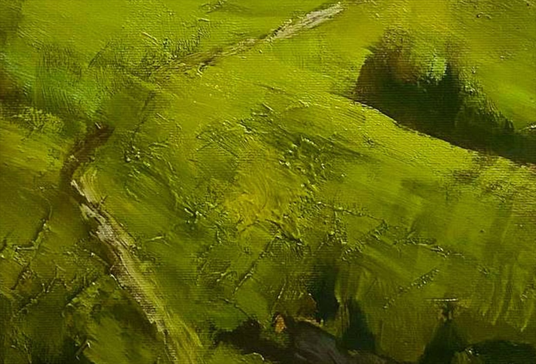 Oil painting Hills Yulia D. - 9