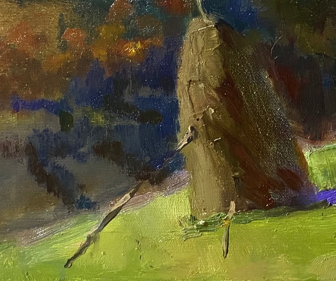 Oil painting Meadow bell Yulia D. - 3