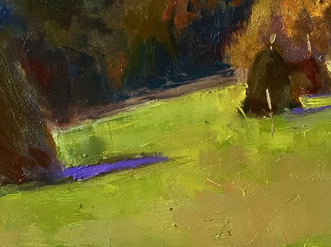 Oil painting Meadow bell Yulia D. - 7