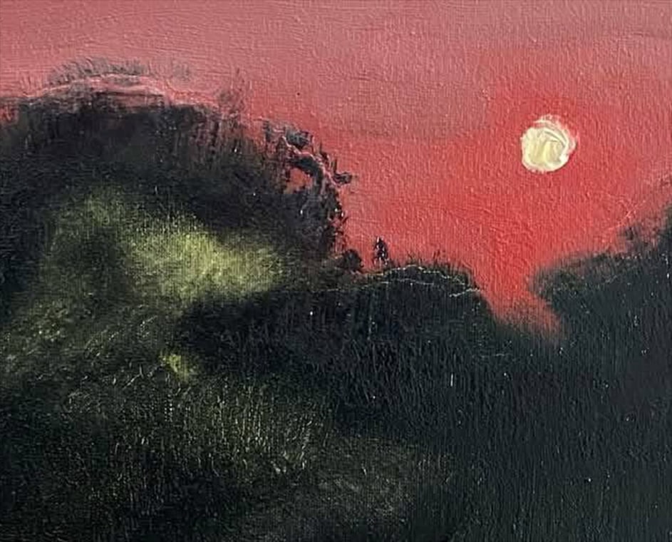 Oil painting Summer evening Yulia D. - 3