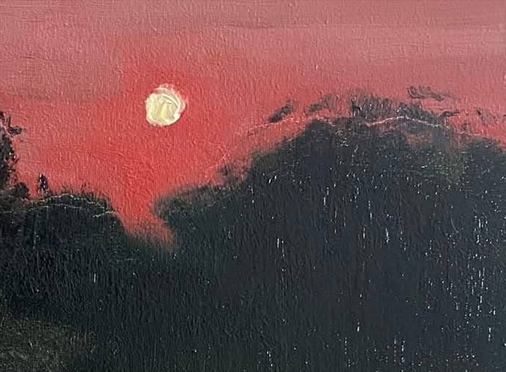 Oil painting Summer evening Yulia D. - 4