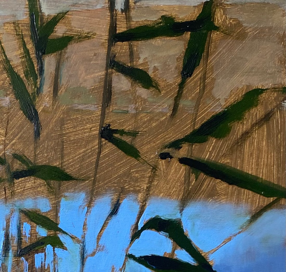 Oil painting Lake Yulia D. - 3