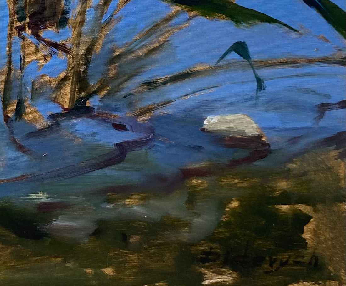 Oil painting Lake Yulia D. - 5