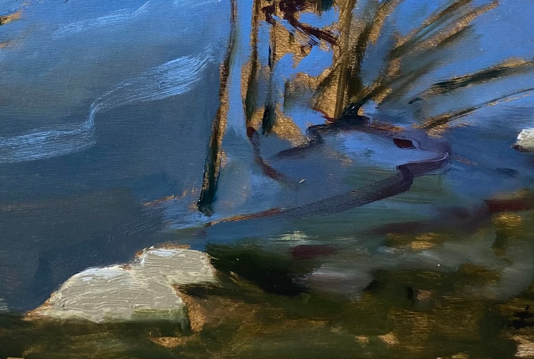 Oil painting Lake Yulia D. - 7