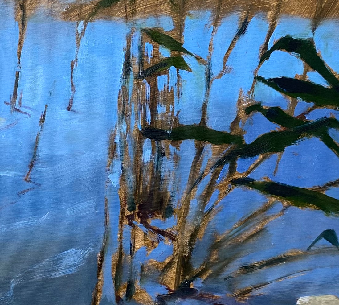 Oil painting Lake Yulia D. - 8