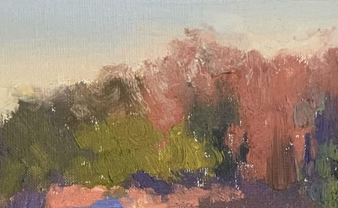 Oil painting Lake Yulia D. - 3