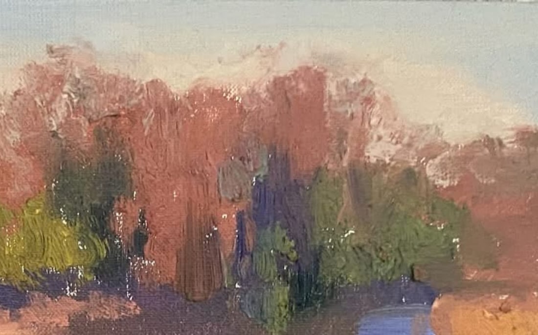 Oil painting Lake Yulia D. - 4