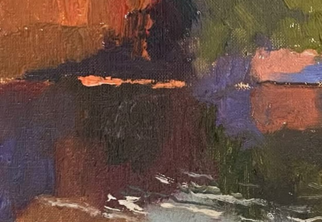 Oil painting Lake Yulia D. - 5