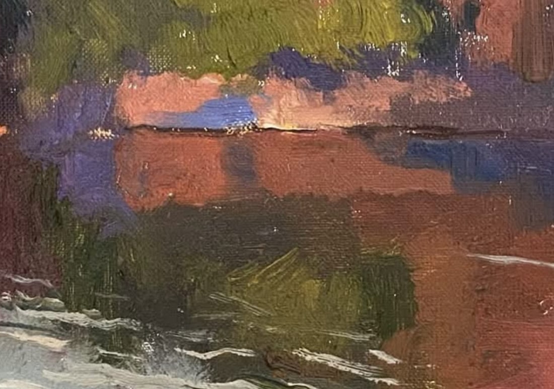 Oil painting Lake Yulia D. - 6