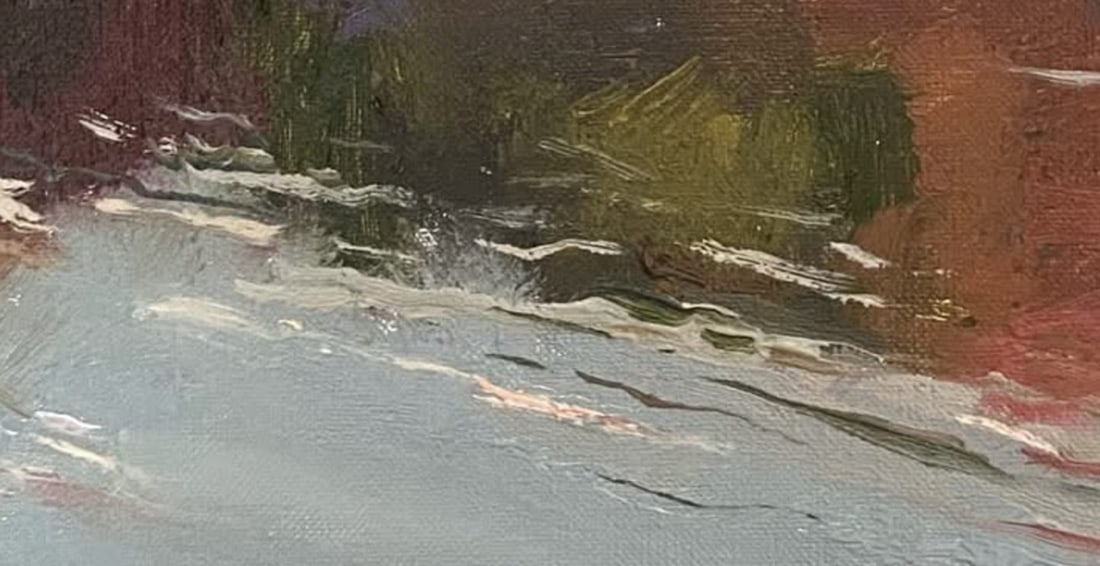 Oil painting Lake Yulia D. - 9