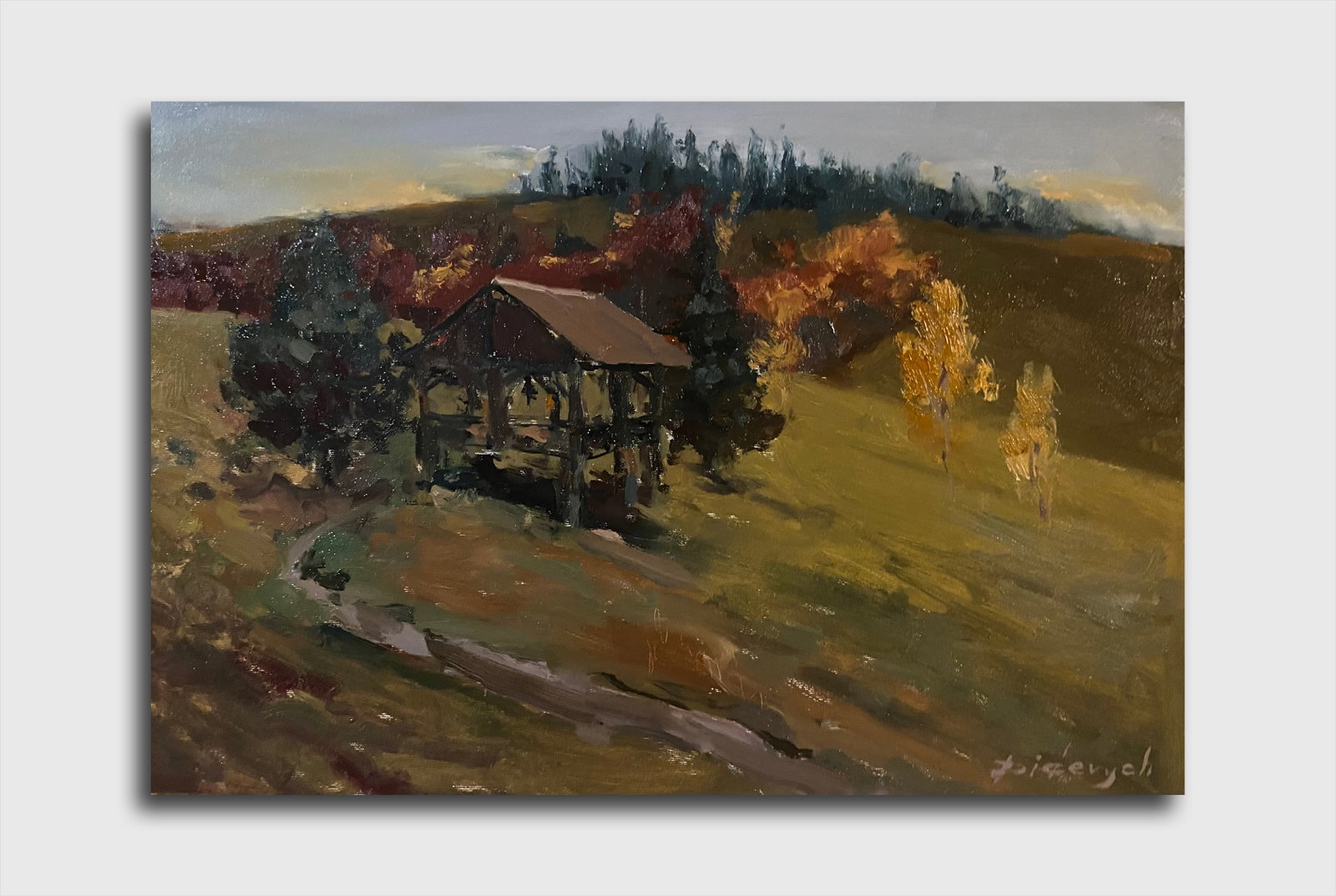 Oil painting Field Yulia D. (1 of 9)