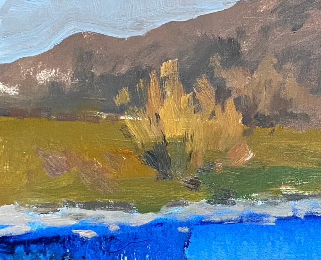 Oil painting Water rush Yulia D. - 2