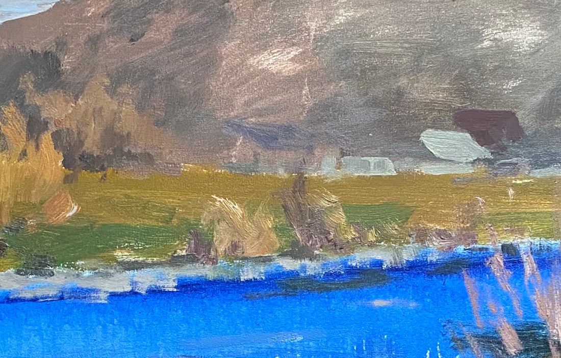 Oil painting Water rush Yulia D. - 4
