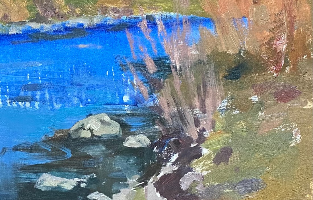 Oil painting Water rush Yulia D. - 9