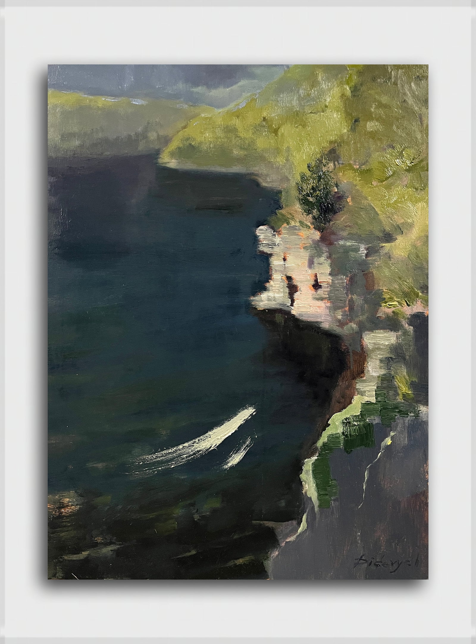 Oil painting Waves Yulia D.: Title: Oil painting Waves Yulia D. Description: 51YD Painter: Yulia D. S?ze: 60x80 cm/23.62x31.49 inches Components: oil, canvas Original painting from our collection ERA: 2026Yulia Didevich, born Sep