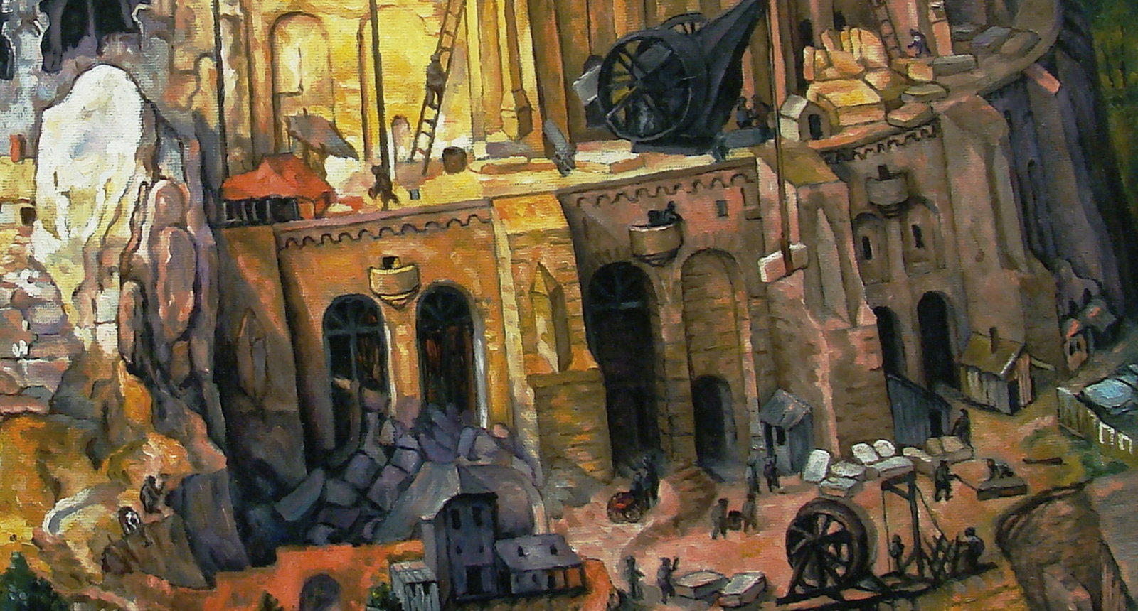 Oil painting Reproduction of the painting by Pieter Bruegel the Elder "Tower of Babel" Valerii B - 2