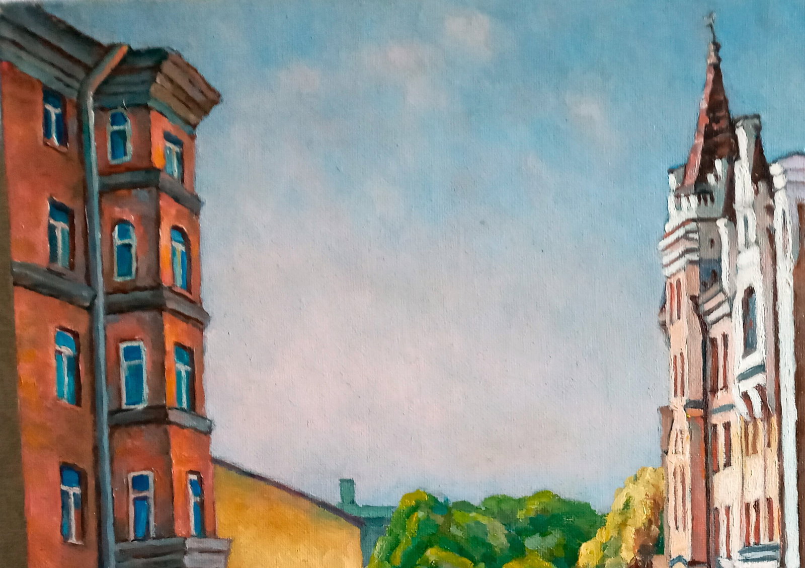 Oil painting Andrew's Descent Valerii B - 5