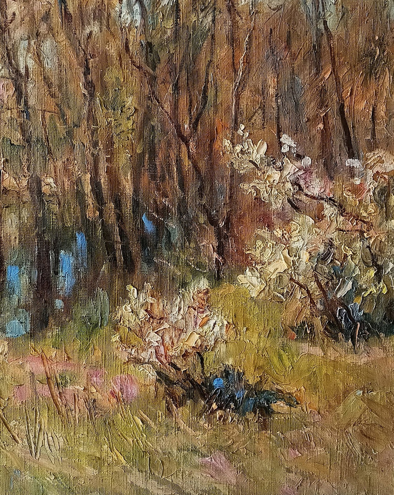 Oil painting Blackthorns by honored painter Ukrainian Vasyl K. - 6