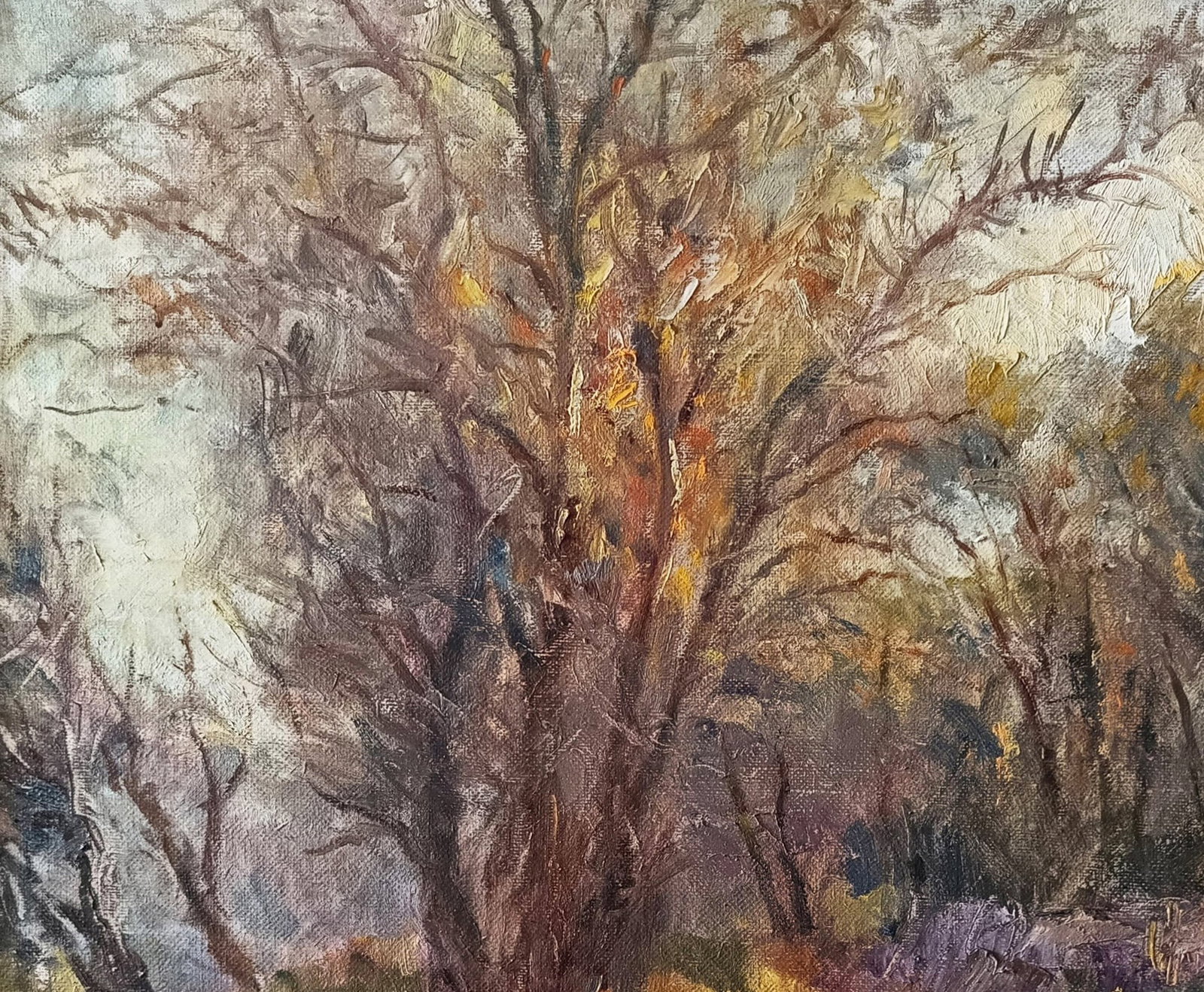 Oil painting Autumn by honored painter Ukrainian Vasyl K. - 3