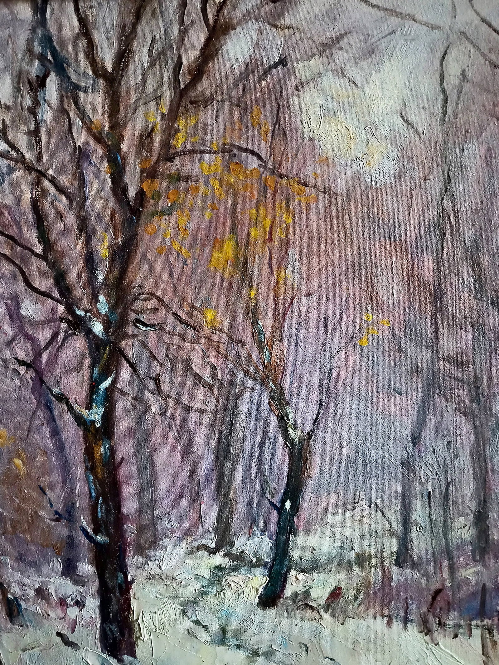 Oil painting Frost by honored painter Ukrainian Vasyl K. - 10