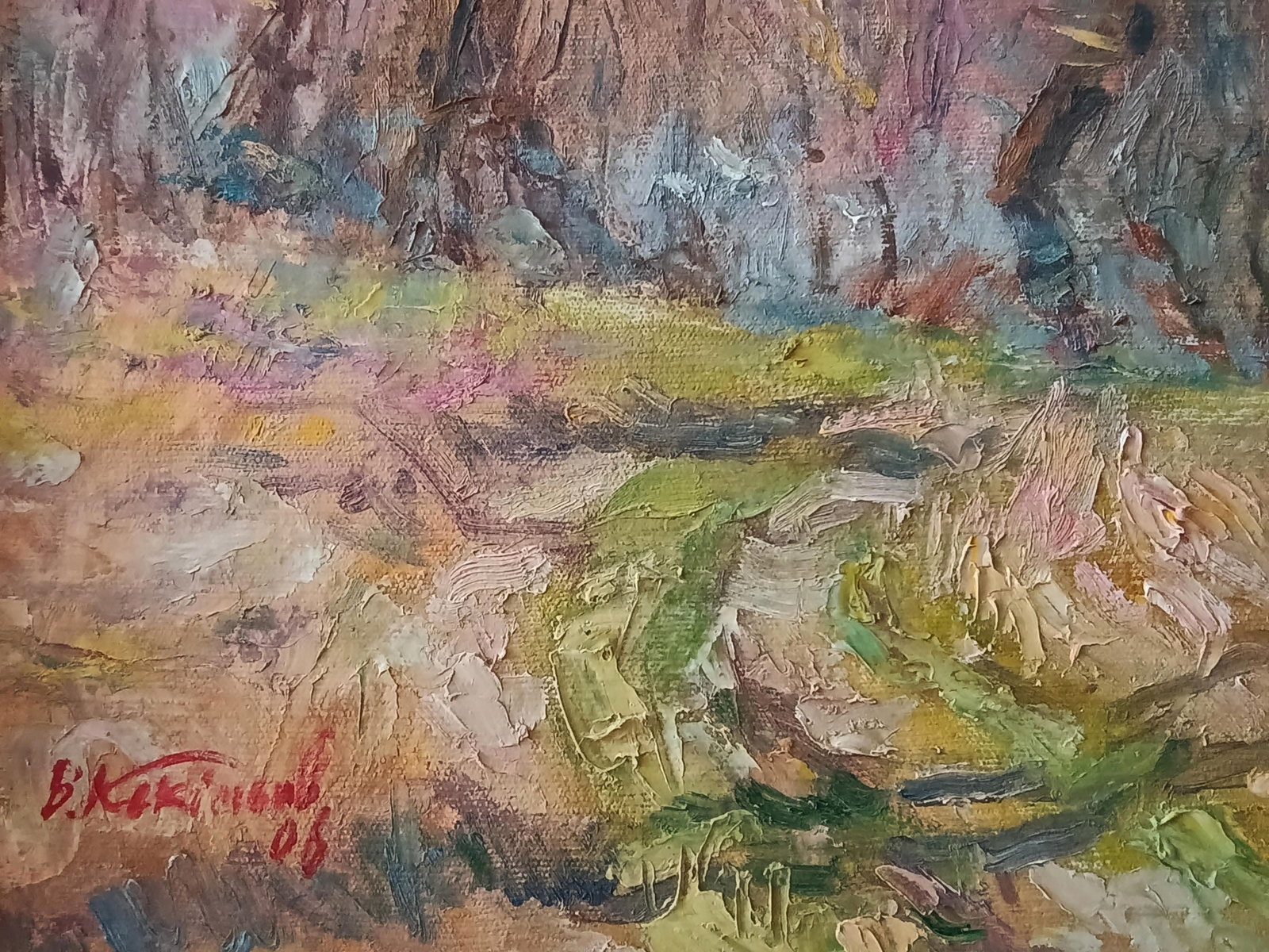 Oil painting Larks by honored painter Ukrainian Vasyl K. - 4