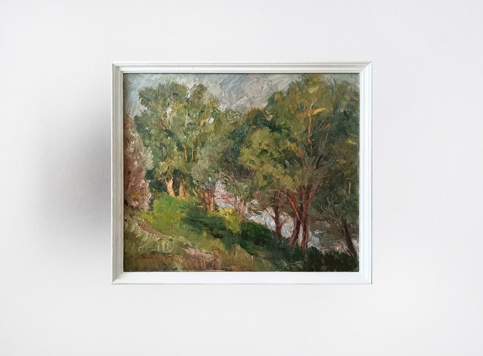 Oil painting Evening by honored painter Ukrainian Vasyl K. - 2