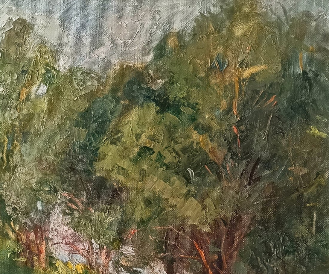 Oil painting Evening by honored painter Ukrainian Vasyl K. - 4