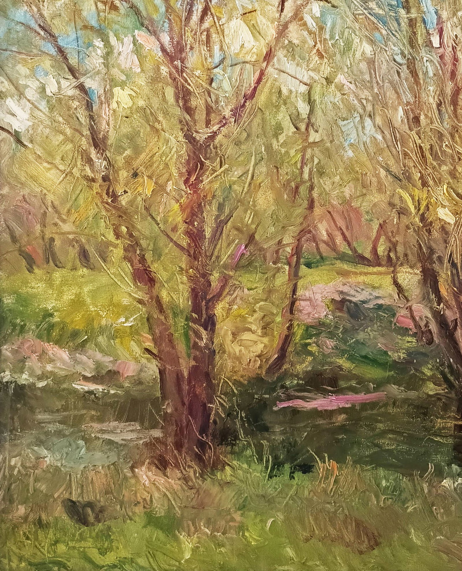 Oil painting Spring by honored painter Ukrainian Vasyl K. - 8