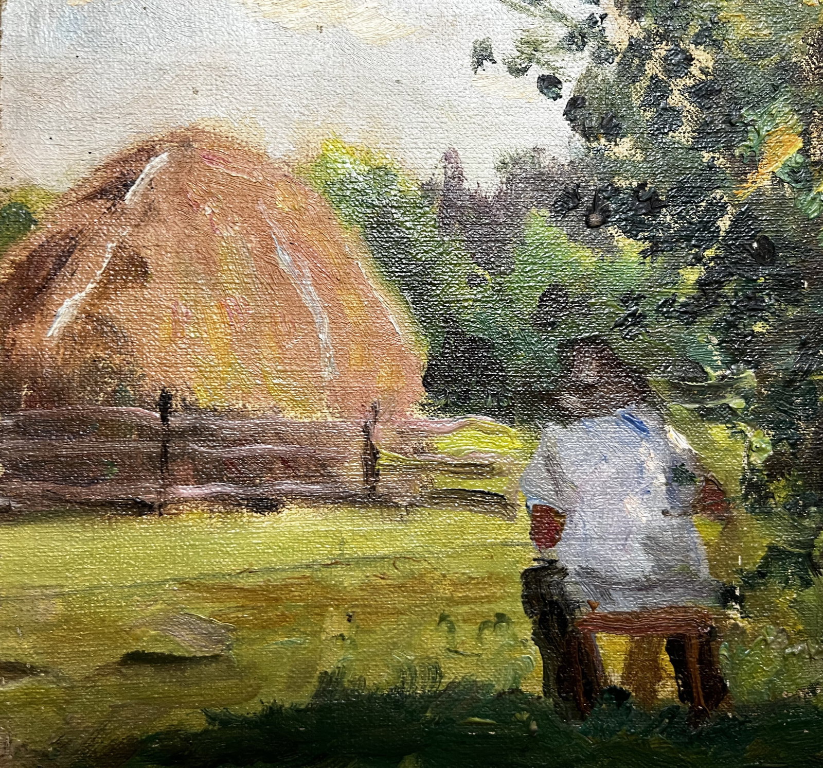 Oil painting Summer afternoon Krikhatsky - 6