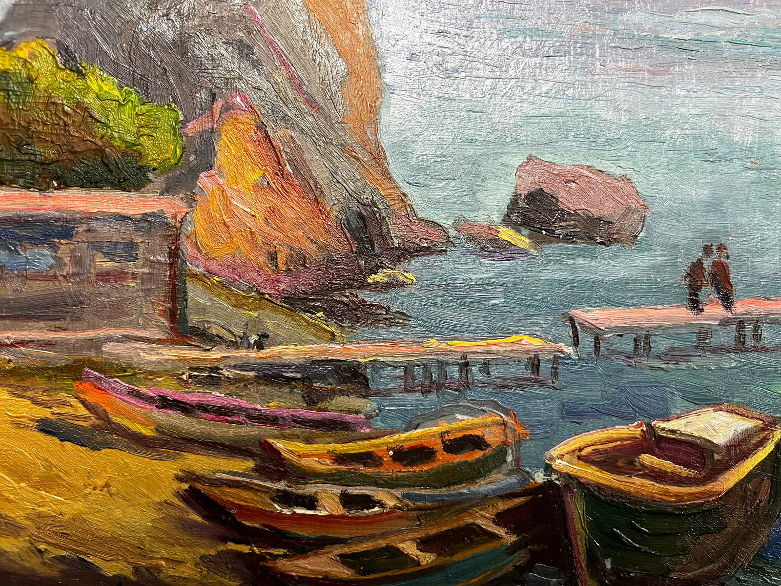 Oil painting On the seashore Krikhatsky - 5
