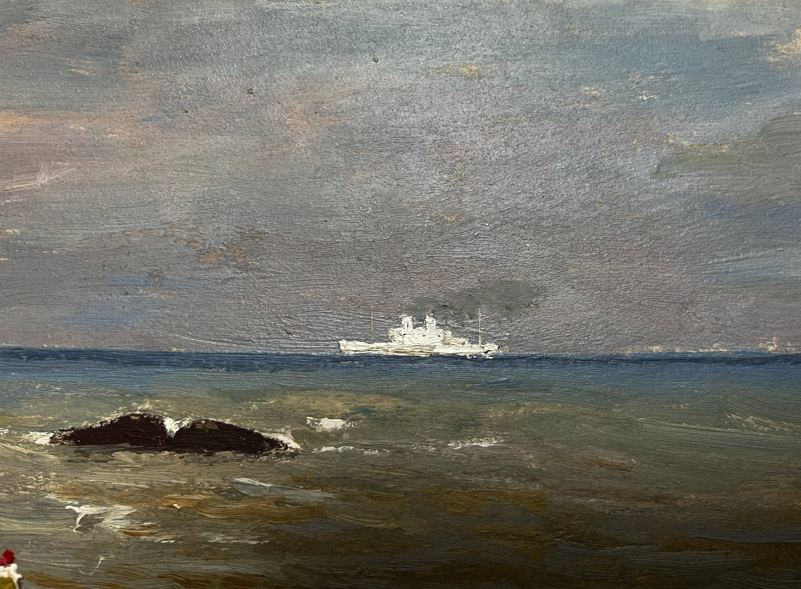 Oil painting Walk along the shore Krikhatsky - 3