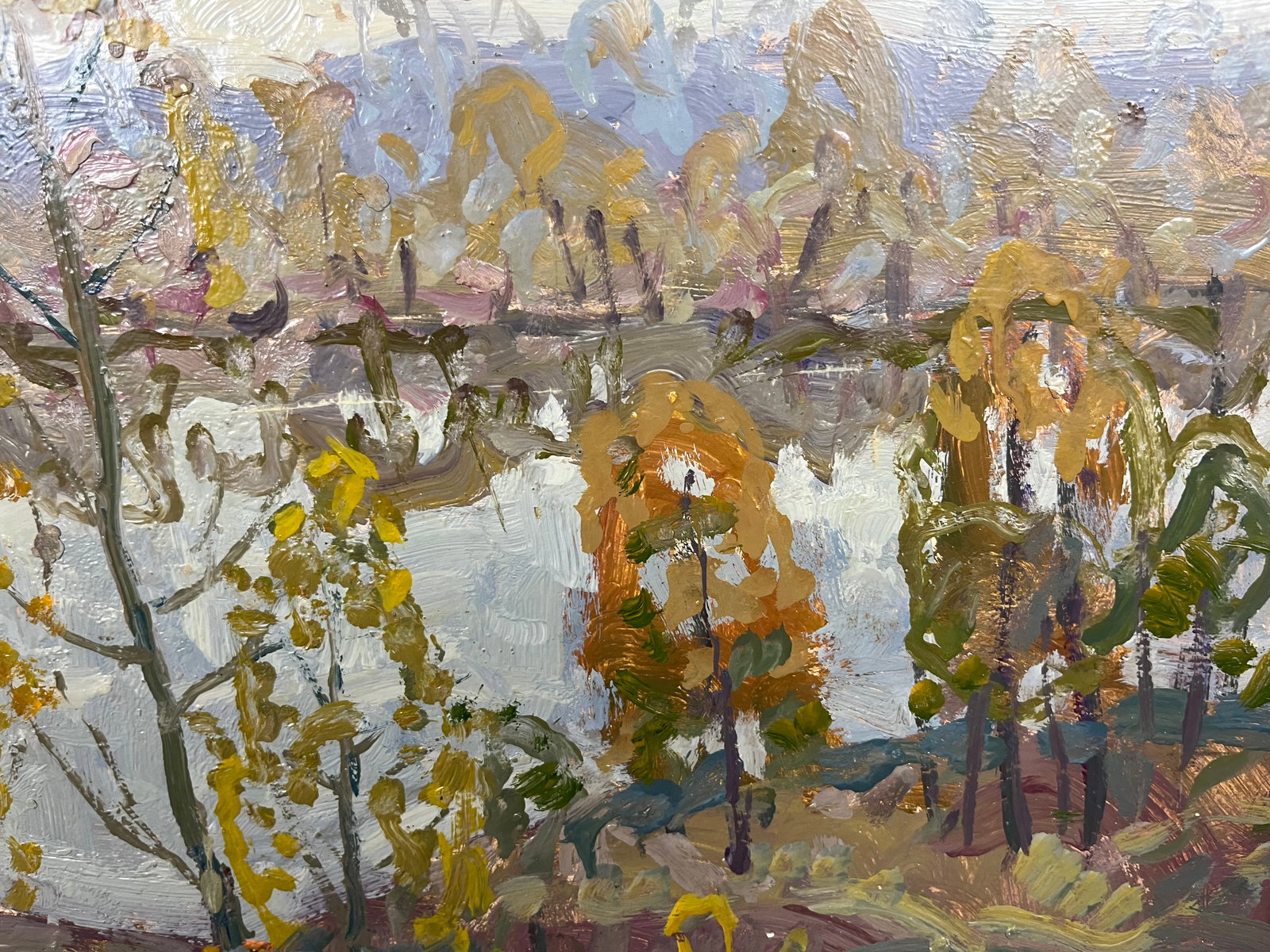Oil painting Kolochak River Kolosovsky G. - 5
