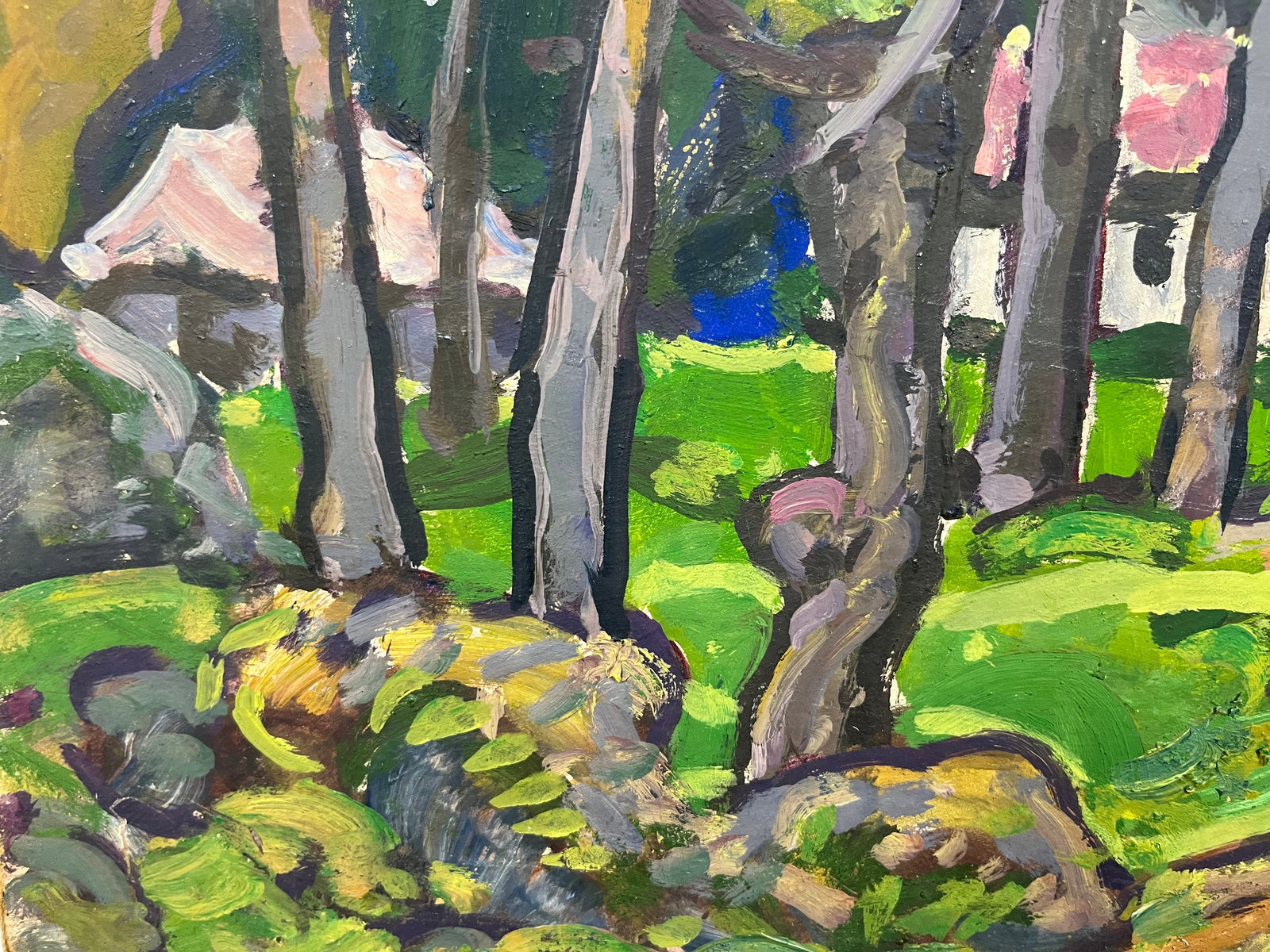 Oil painting House in the forest Kolosovsky G. - 6