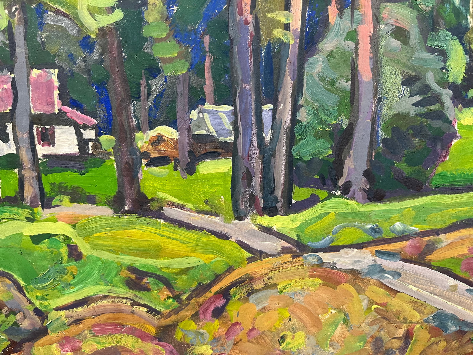 Oil painting House in the forest Kolosovsky G. - 7