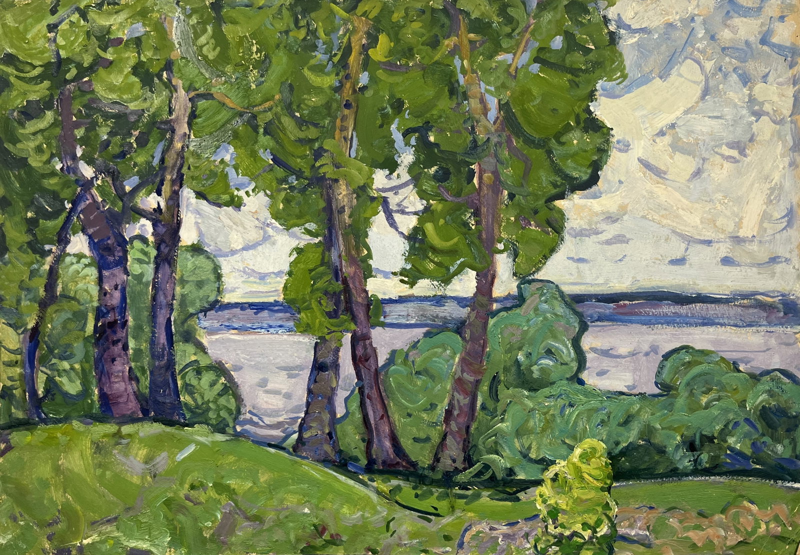 Oil painting Before the rain Kolosovsky G. (1 of 9)