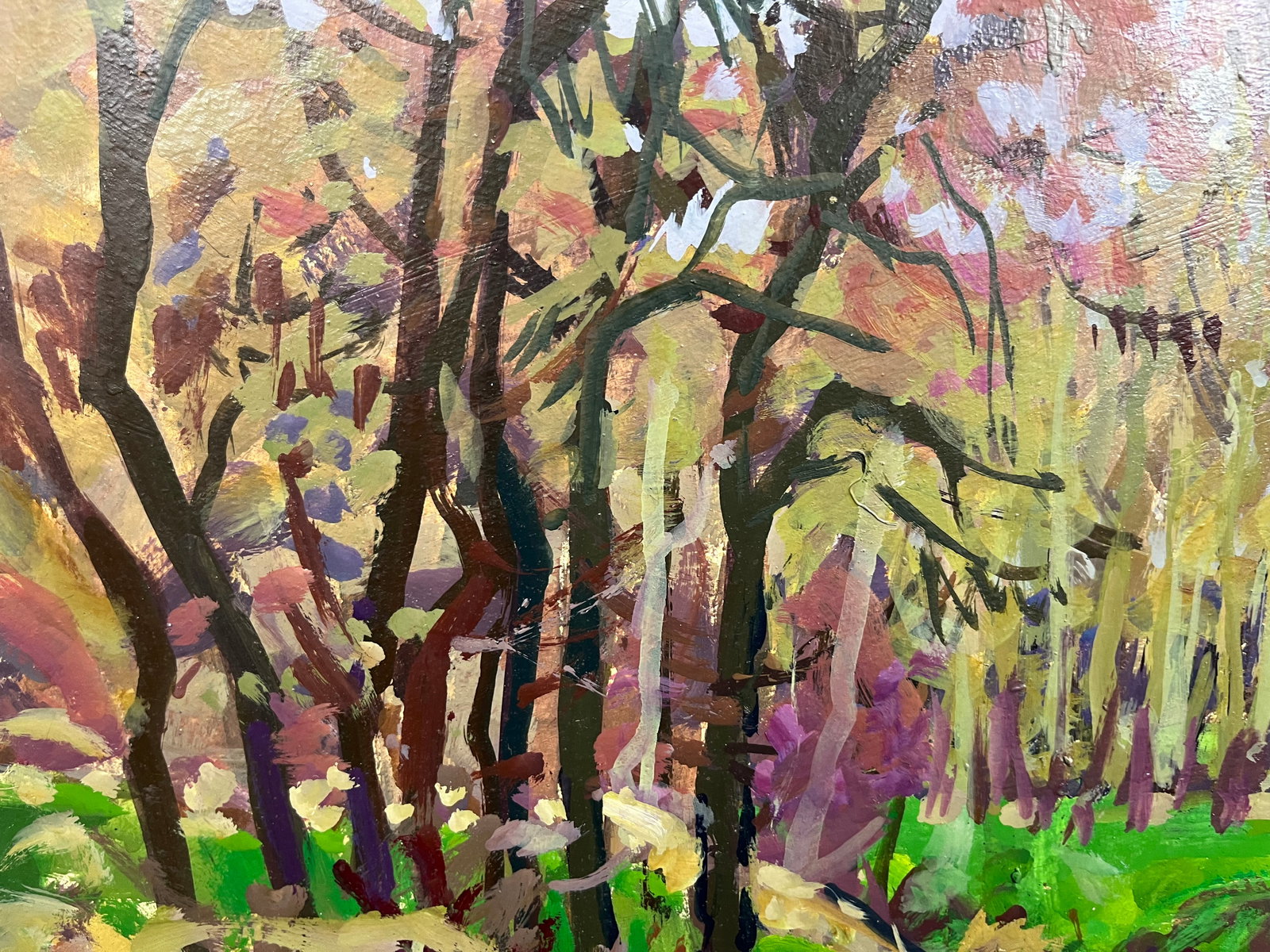 Oil painting Forest stream Kolosovsky G. - 2