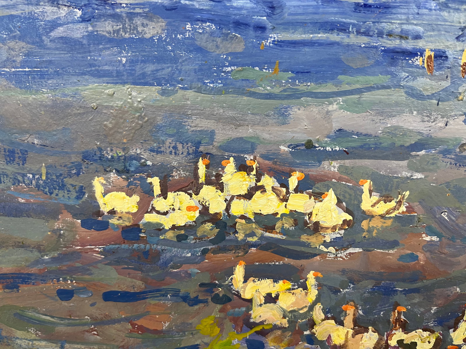 Oil painting Ducks Kolosovsky G. - 3