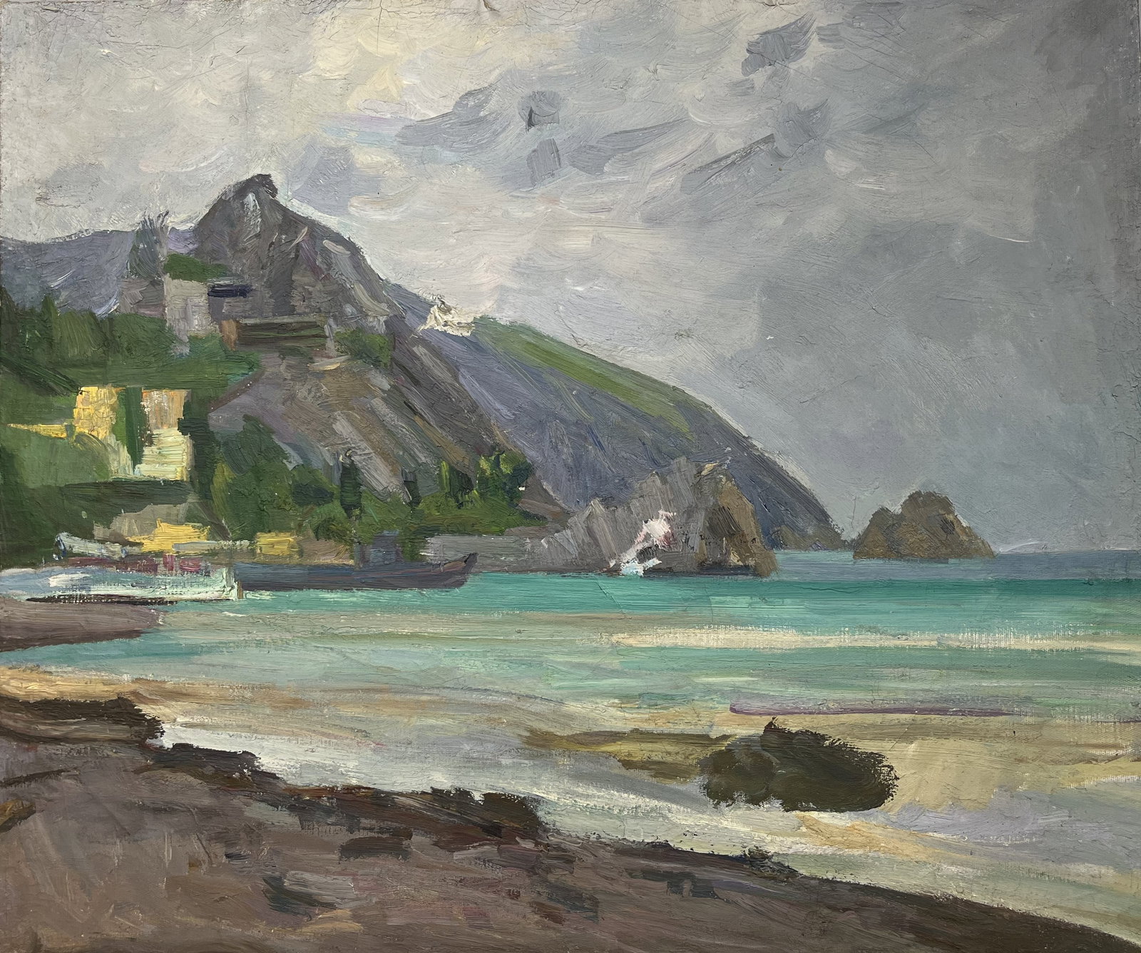 Oil painting Evening by the sea Kogan-Shatz - 3