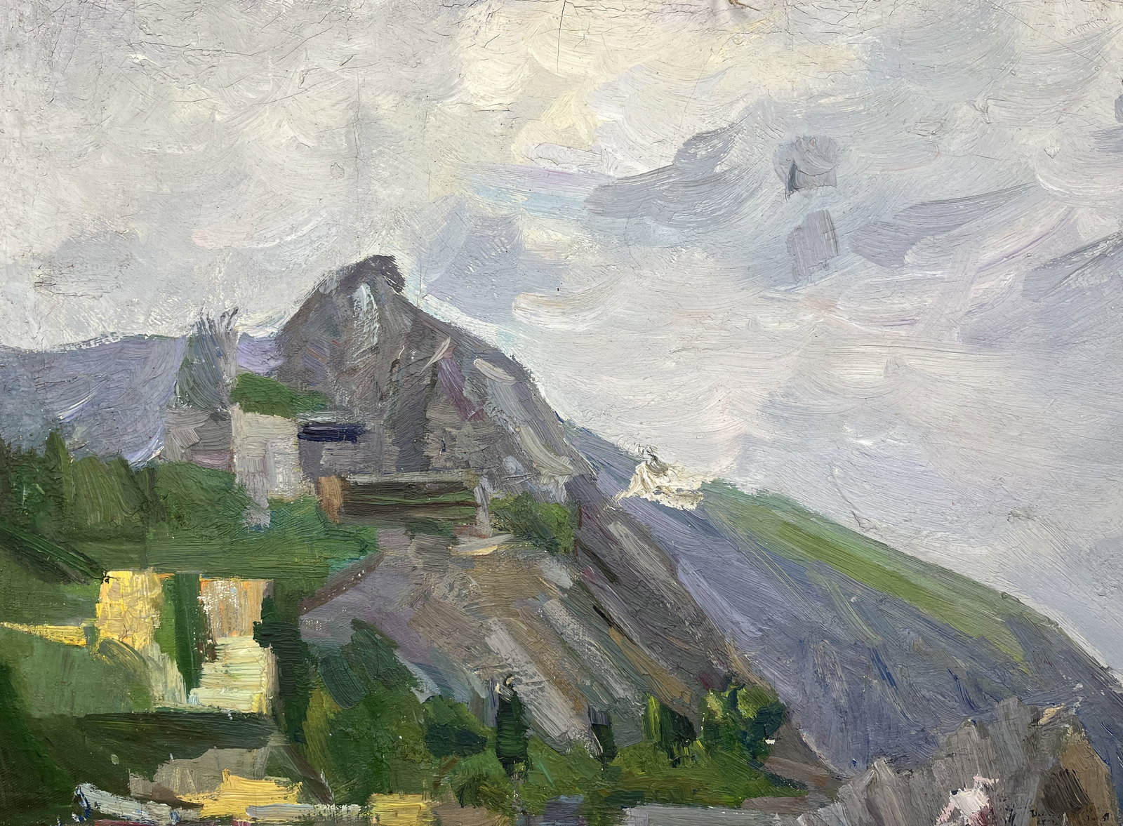Oil painting Evening by the sea Kogan-Shatz - 4
