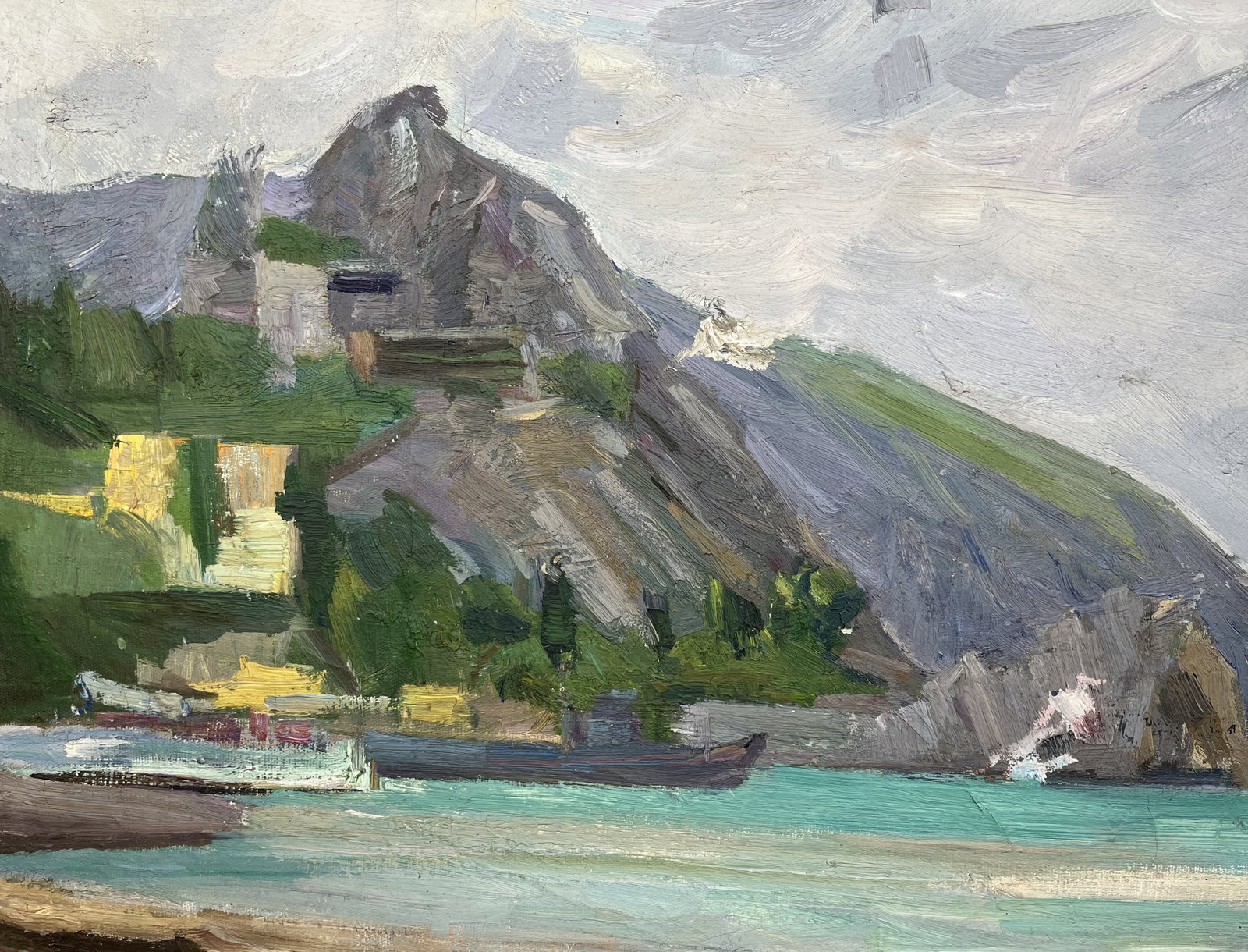 Oil painting Evening by the sea Kogan-Shatz - 6